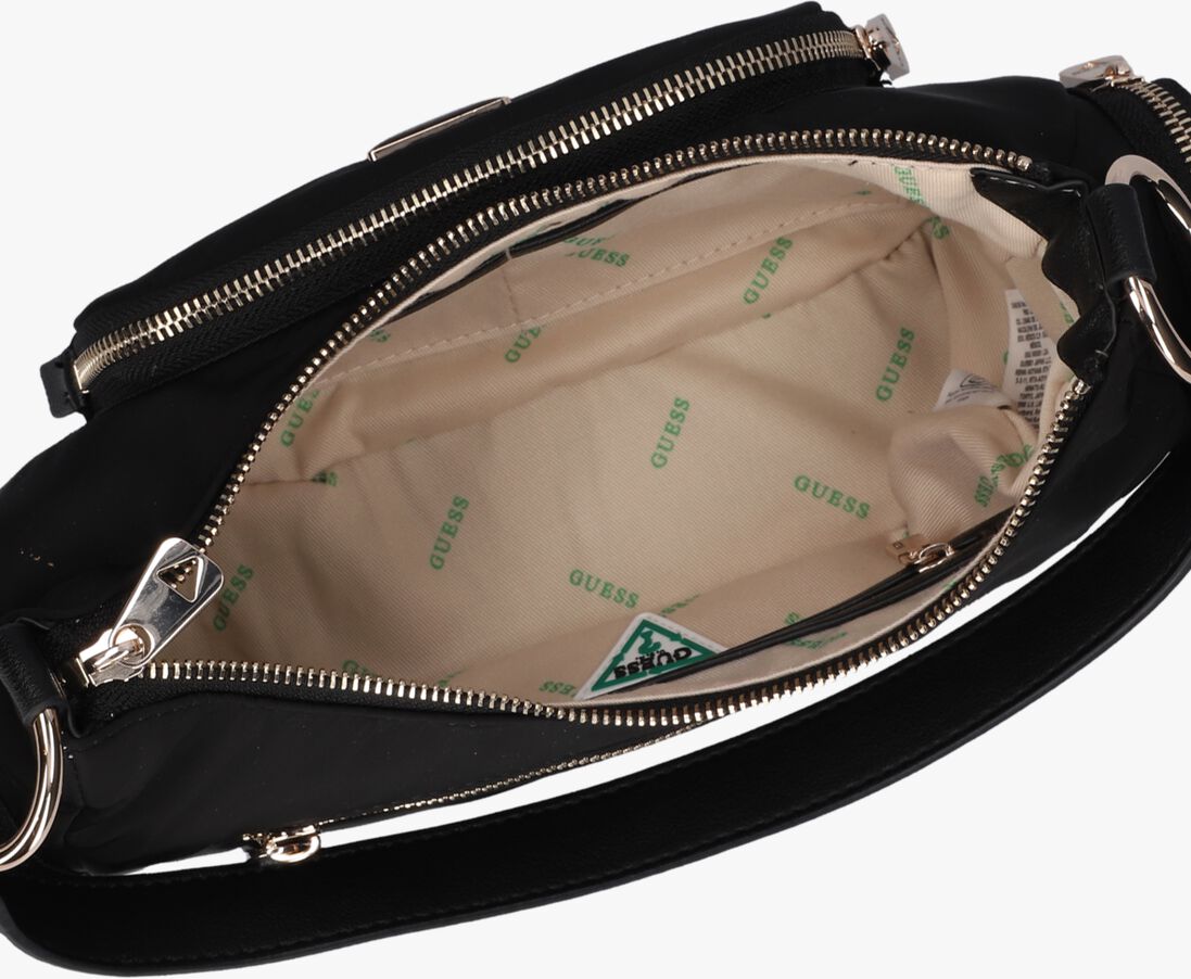 GUESS zwarte guess schoudertas eco gemma shoulder bag