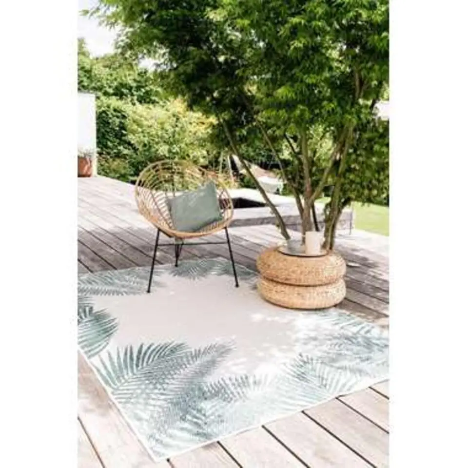 Eva Interior Buiten vloerkleed - Leaf - Groen - 160x230 cm