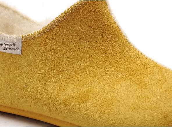 La maison de l espadrille chaussons femme 6030 6 fem jaune