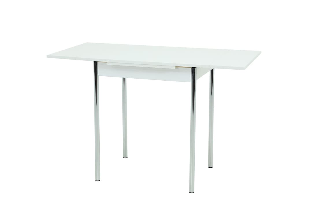 Esstisch BONN 90-142 x 65 cm weiß