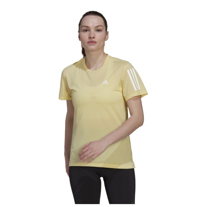 adidas Dame T-shirts Own The Run Cooler Tee Gul