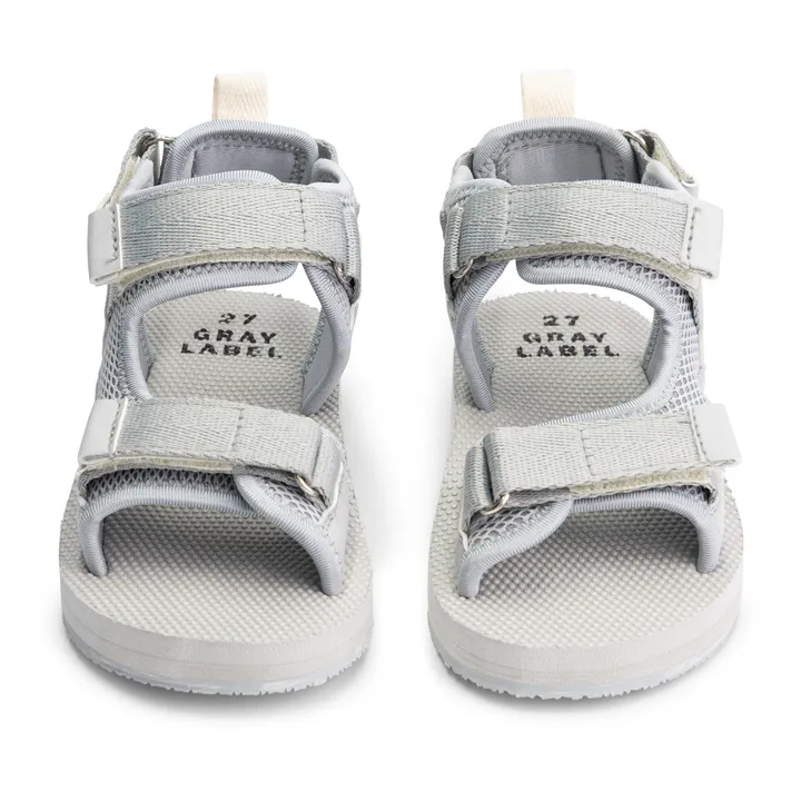 Gray Label Sandales à Scratchs Recyclées | Gris