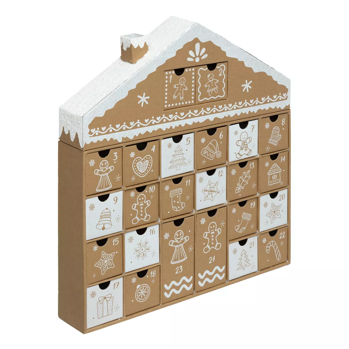 Calendrier de l'Avent à remplir Maison Pain d'épices