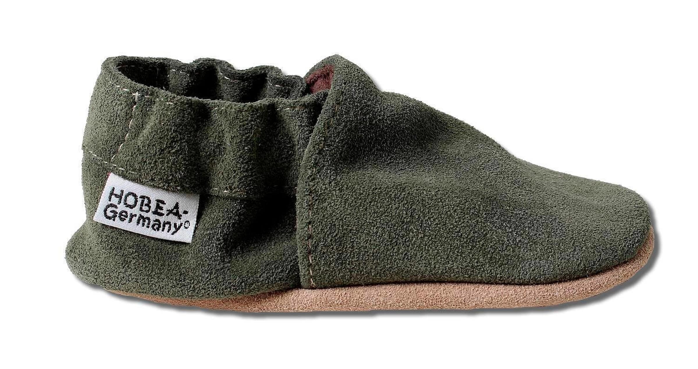 HOBEA-Germany Krabbelschuhe oliv