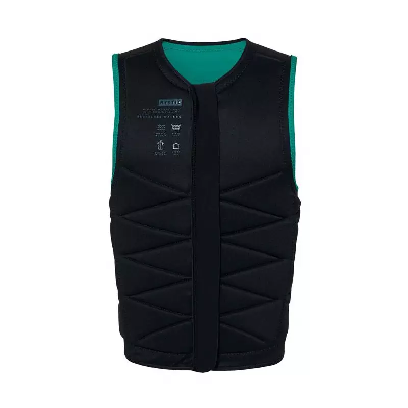 Gilet impact MYSTIC Outlaw Fzip Wake Green