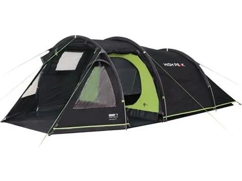 High Peak Atmos 3, Kuppeltelt, 3 person(er), Sort, Grøn