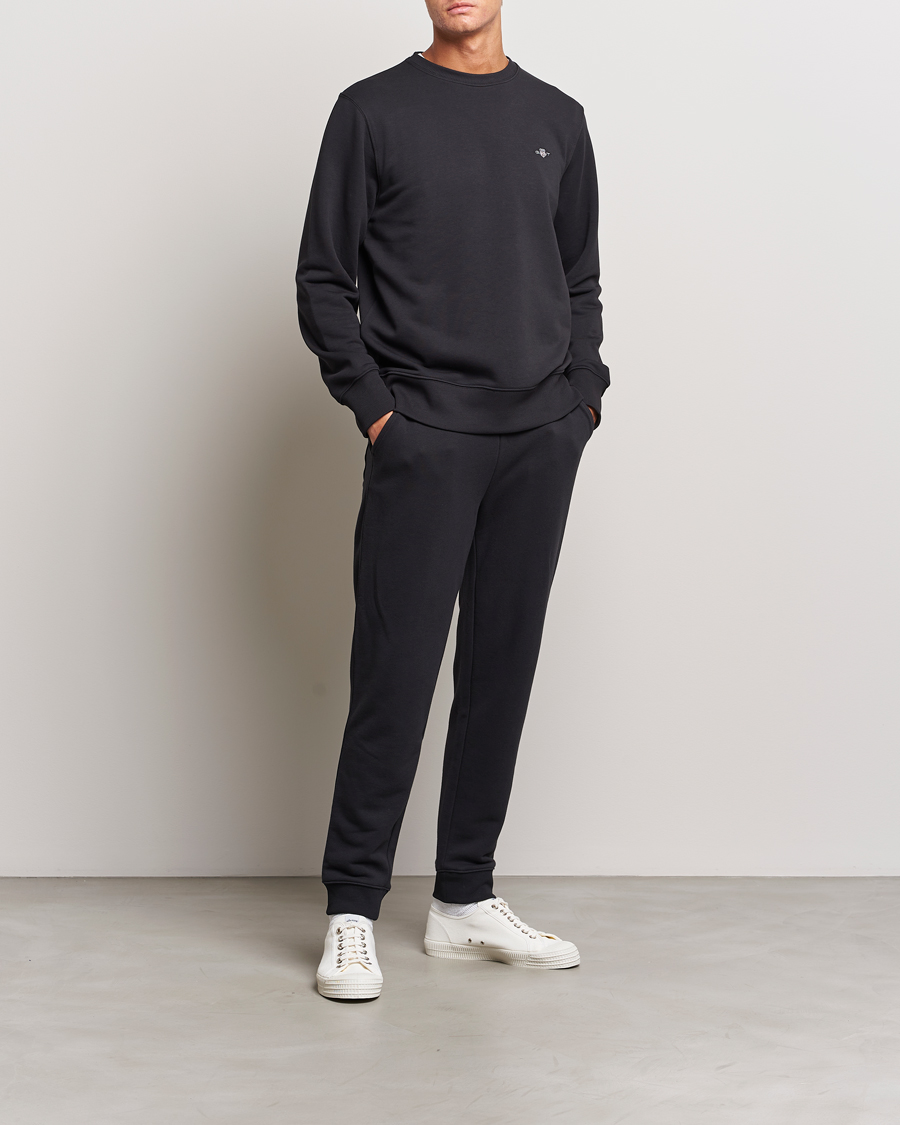 GANT Original Crew Neck Sweatshirt Black