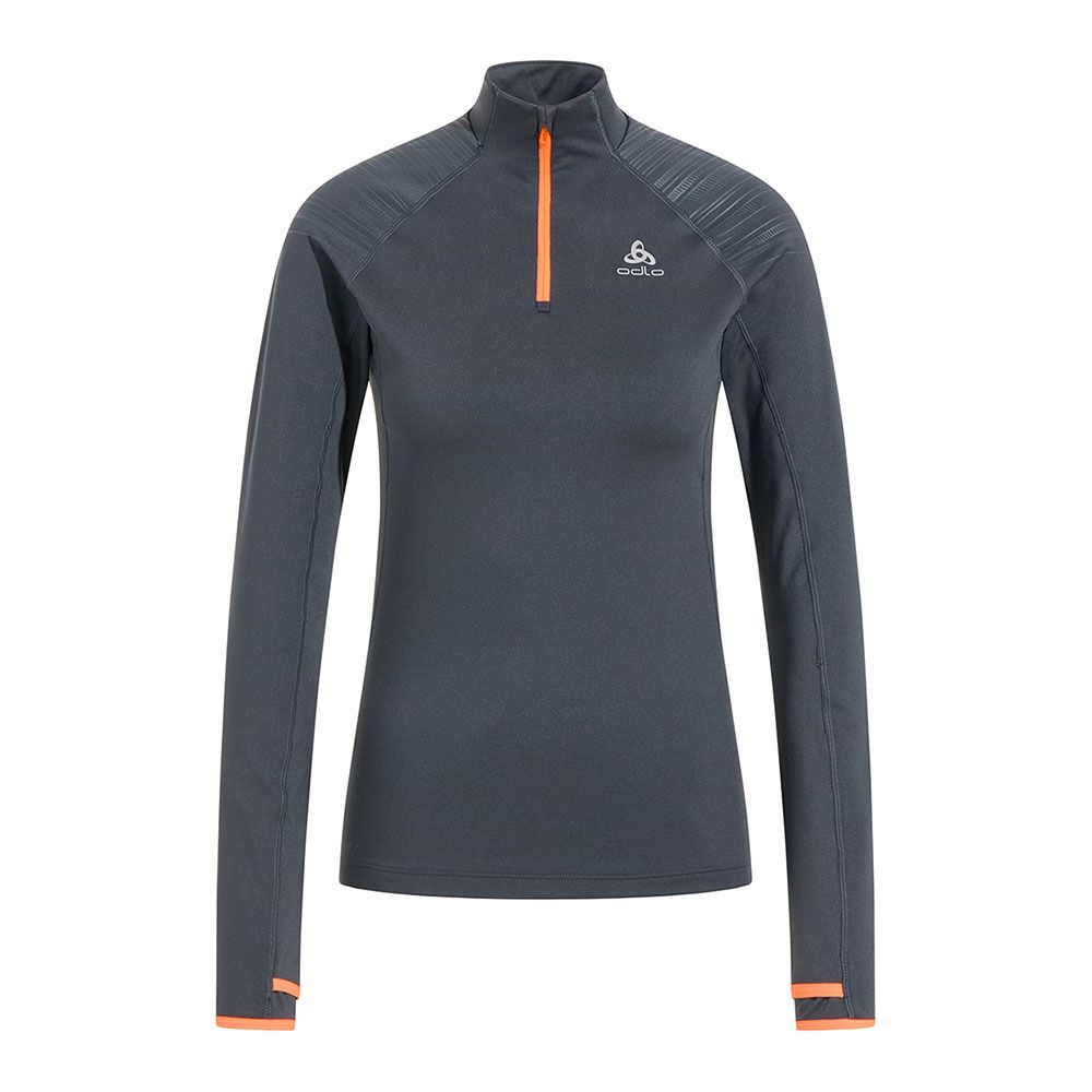 Odlo X-ALP CERAMIWARM - Sweat Femme india ink/live wire