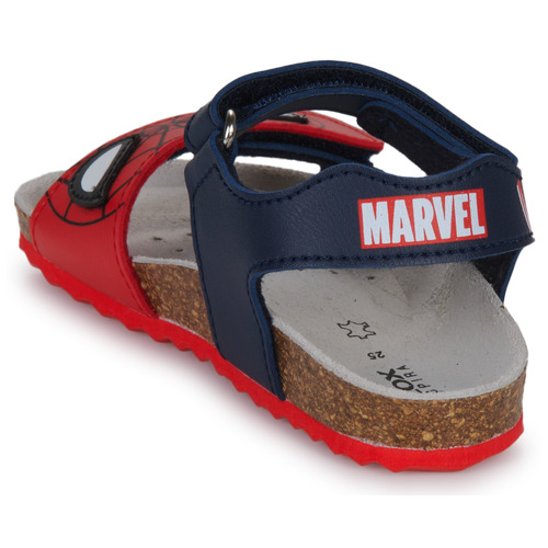 Geox - B SANDAL CHALKI BOY - Marine / Rouge