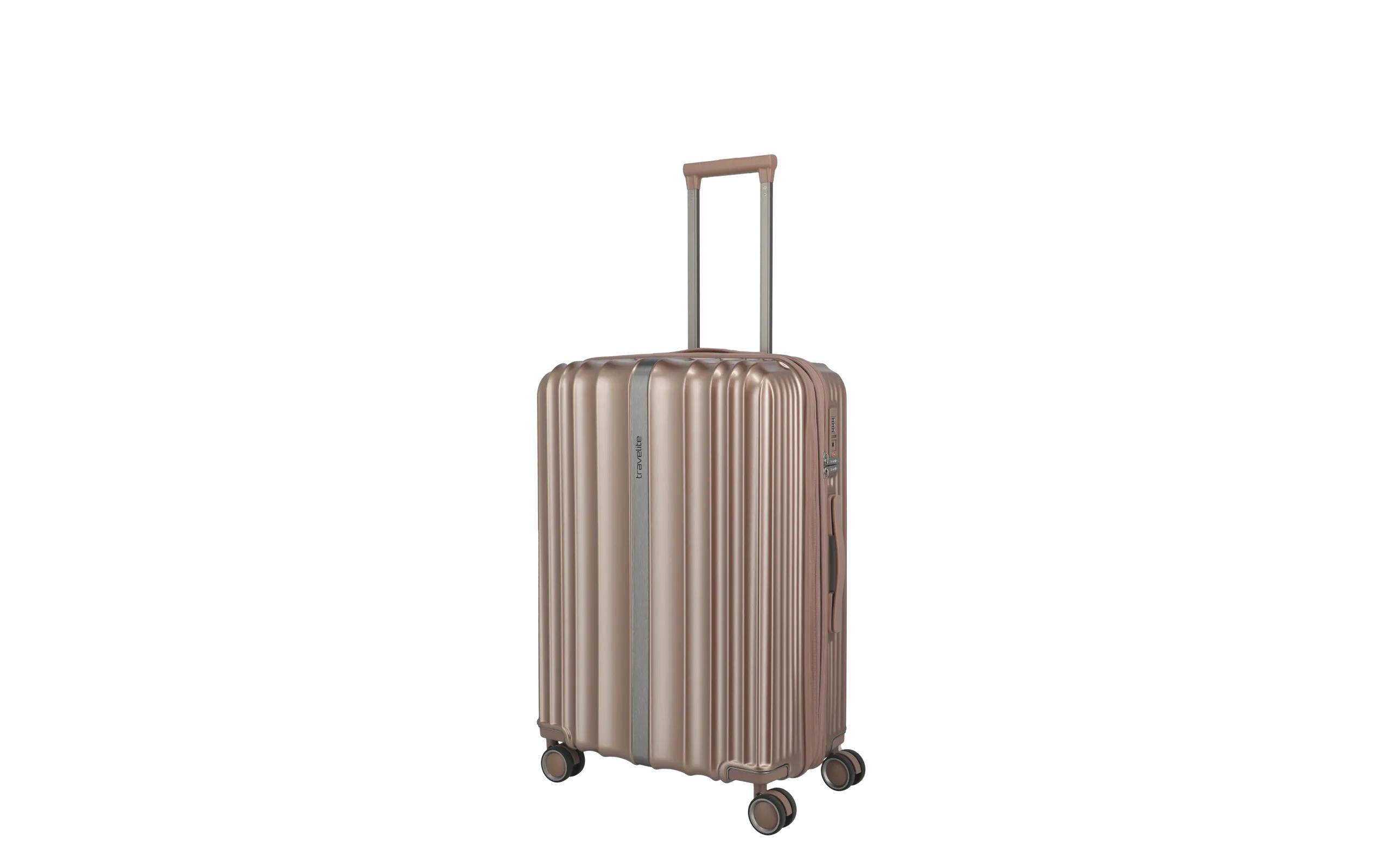 Paros Trolley M erweiterbar, 63 l, Braun<br>Reisekoffer