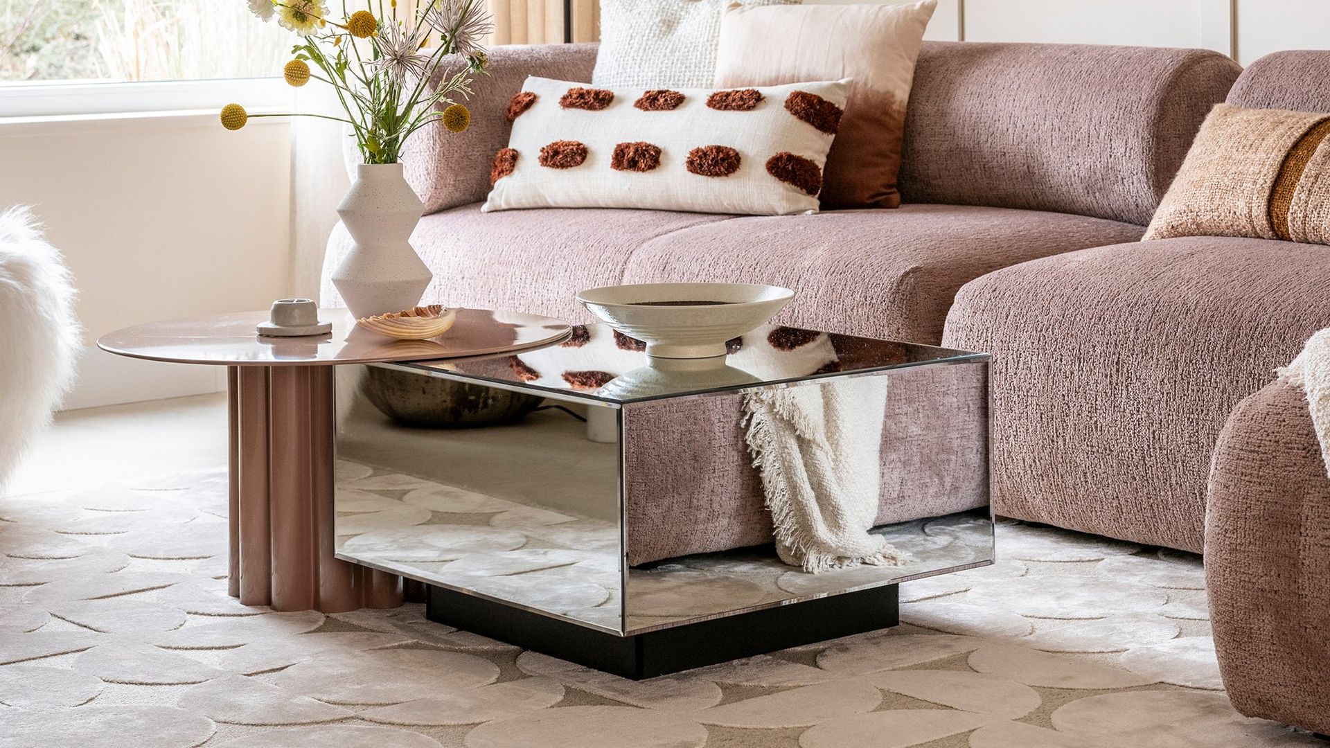 HKLIVING   Mirror Block Salontafel