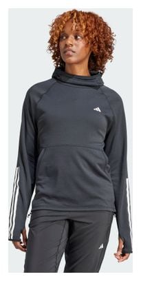 Haut à capuche Adidas Own The Run 3 Noir Femme