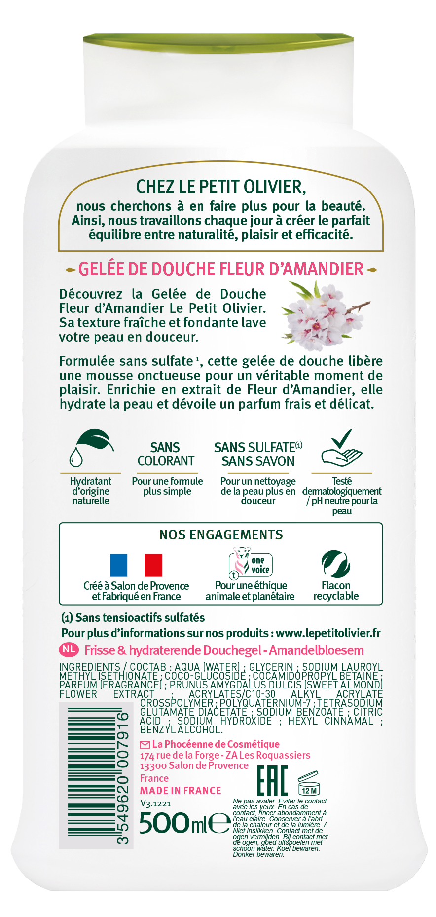 LE PETIT OLIVIER Duschgel Mandelblüte Fl 500 ml