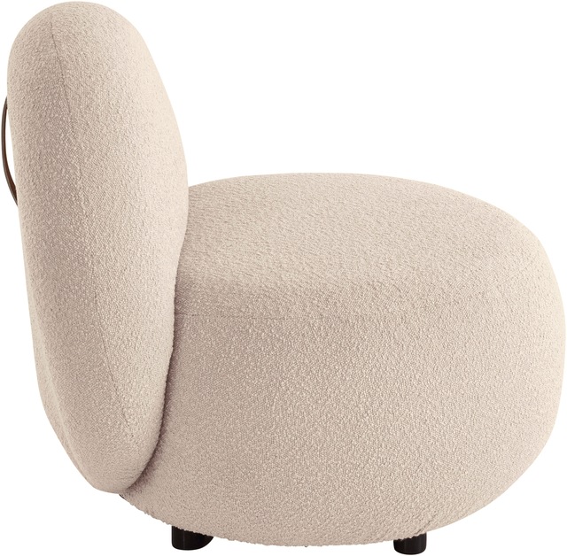 s.Oliver Sessel »Bennid, moderner Designsessel mit Lederriemen, softes Design« hochwertig, zum Wohlfühlen in Luxus-Microfaser/Struktur oder in Bouclé