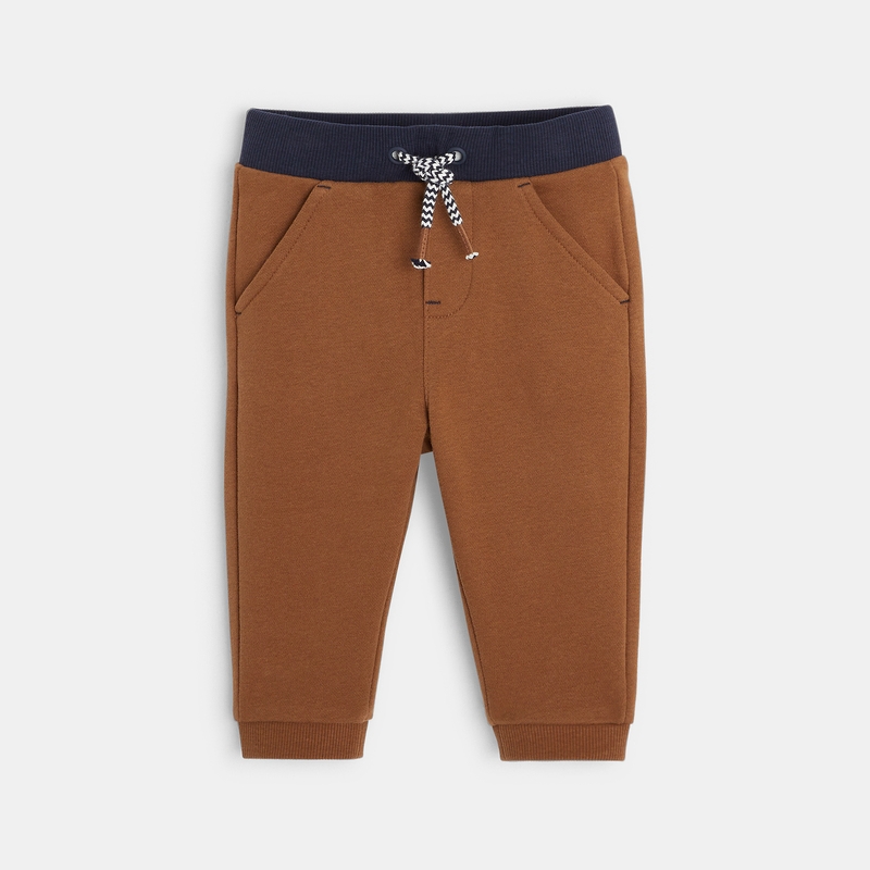Pantalon jogging marron bébé garçon