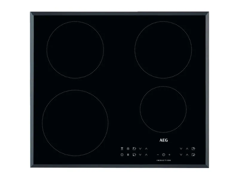 AEG IKB64301FB - Induktions kogeplade - 4 plader - Niche - bredde: 56 cm - dybde: 49 cm - med facetteret ramme - sort