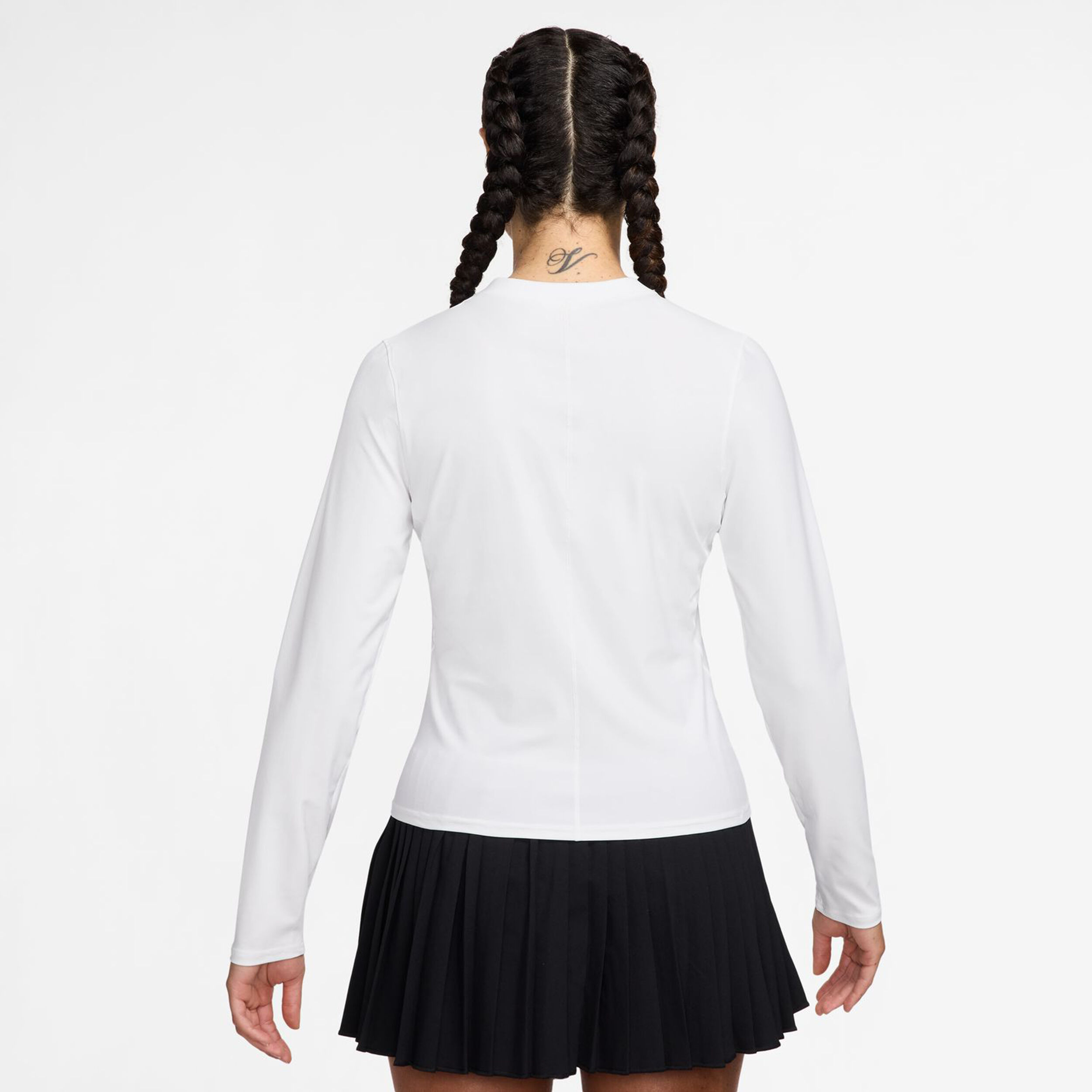 Nike Court Dri-Fit Advantage Haut Manches Longues Femmes - Blanc , Blanc