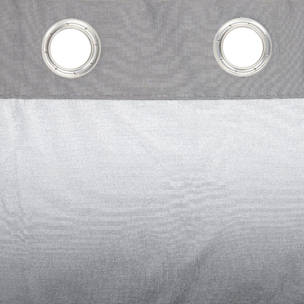 Rideau thermique à oeillets gris foncé 140x250 cm