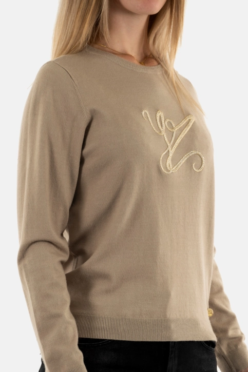 Pull hiver yes zee m074 id00 0268 beige scuro