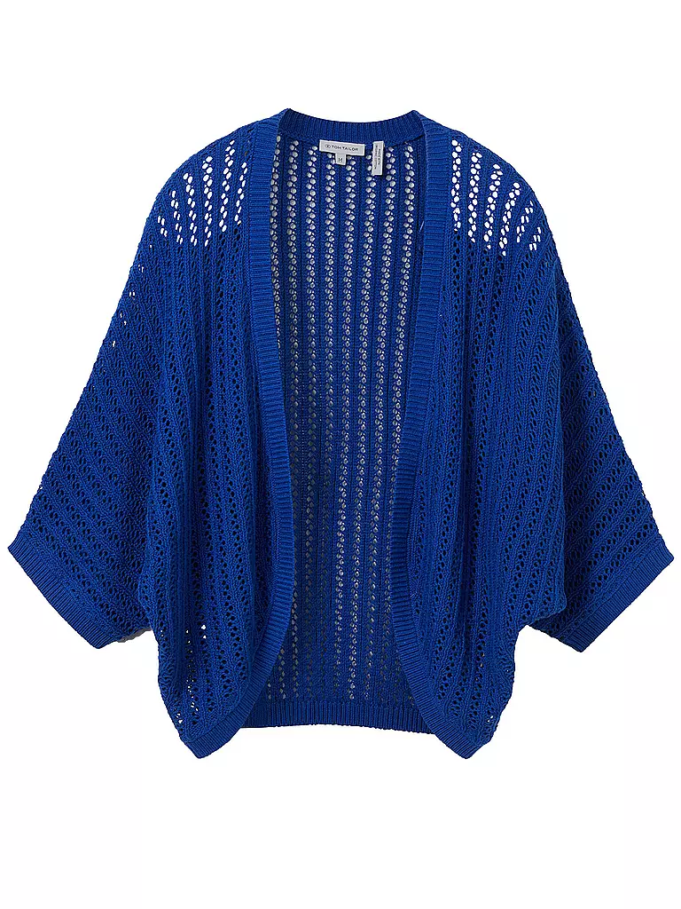 TOM TAILOR Strickjacke  blau