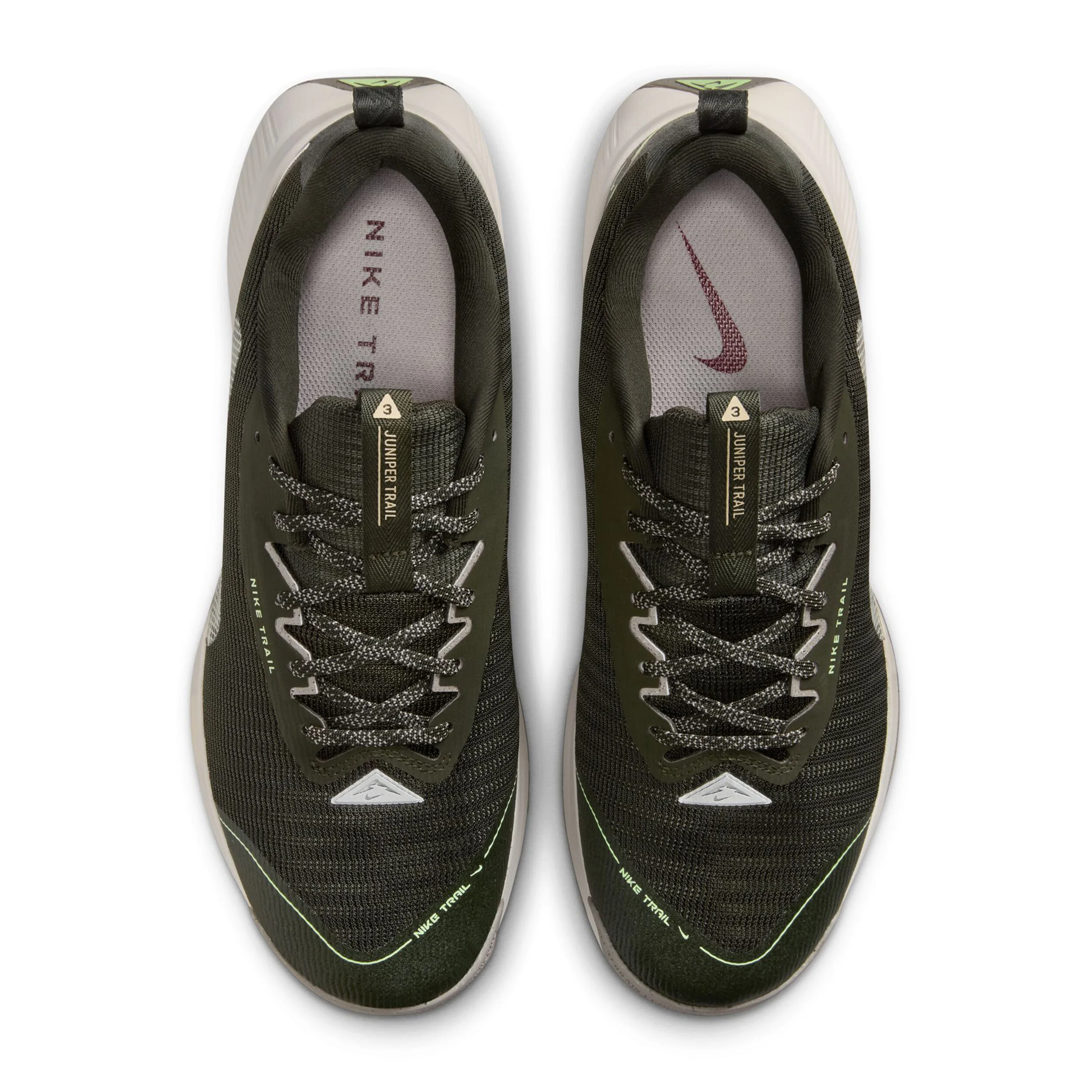 Nike Juniper Trail 3 Chaussure Trail Hommes - Vert Olive , Crème