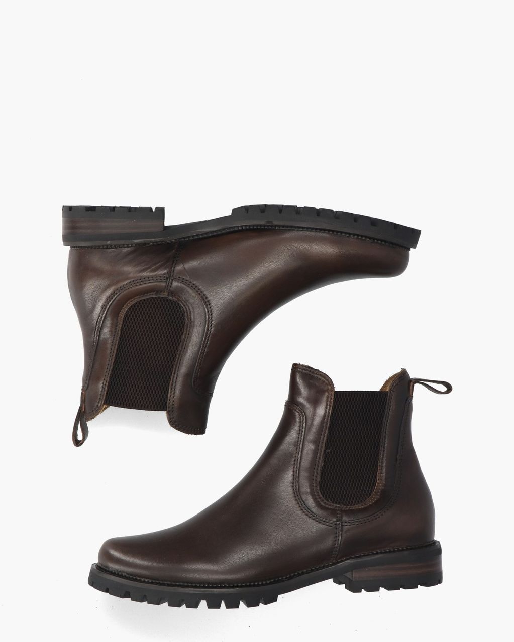 Everybody 29703 Donkerbruin Dames Chelseaboots