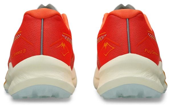 Chaussures Trail Asics FujiSpeed 3 Orange/Bleu Homme