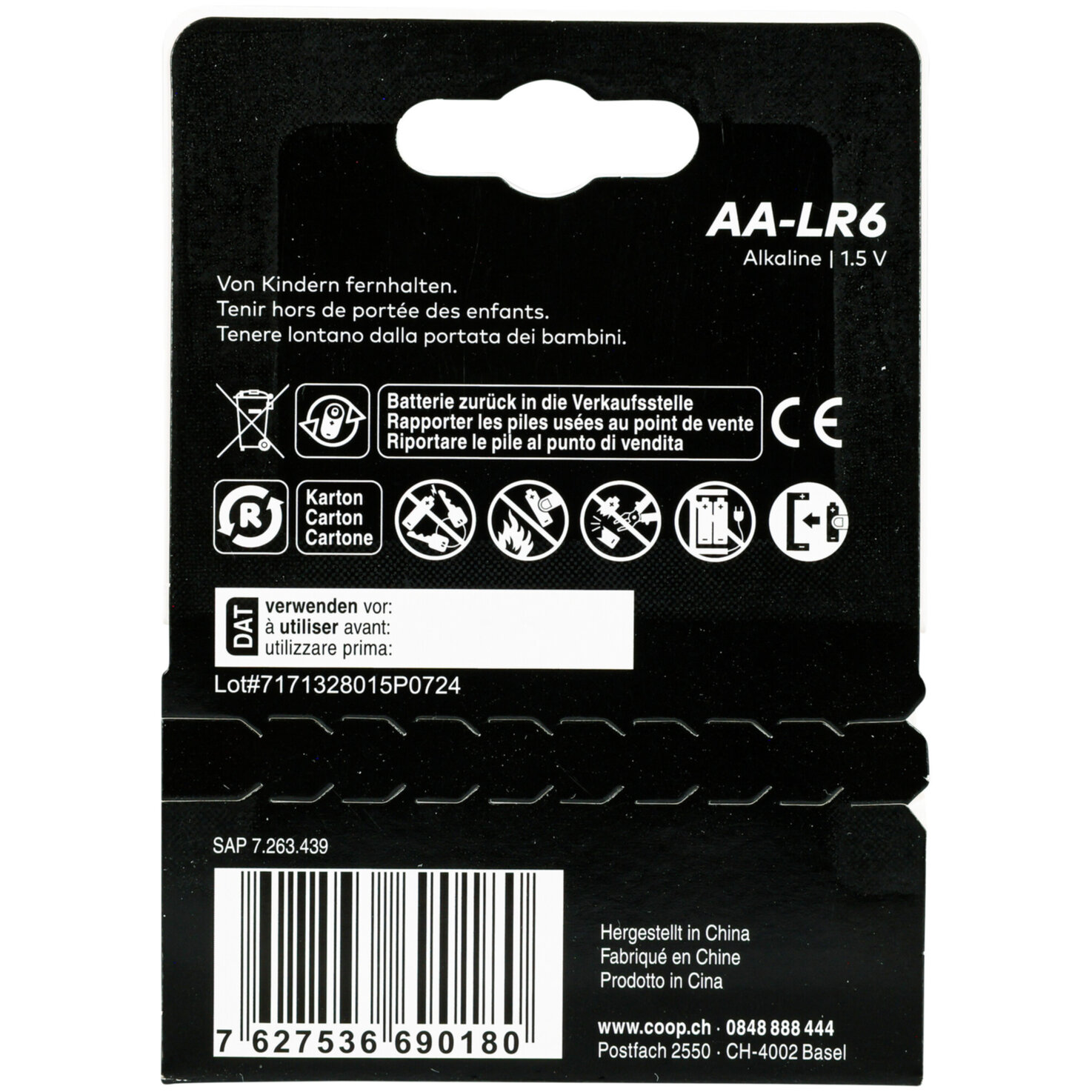 satrap Batterien AA/LR6 4 Stück