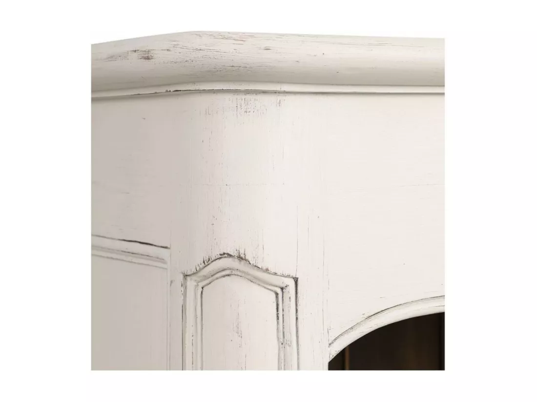 Bibliothèque ouverte 2 tiroirs Bois Blanc - Château Interior's