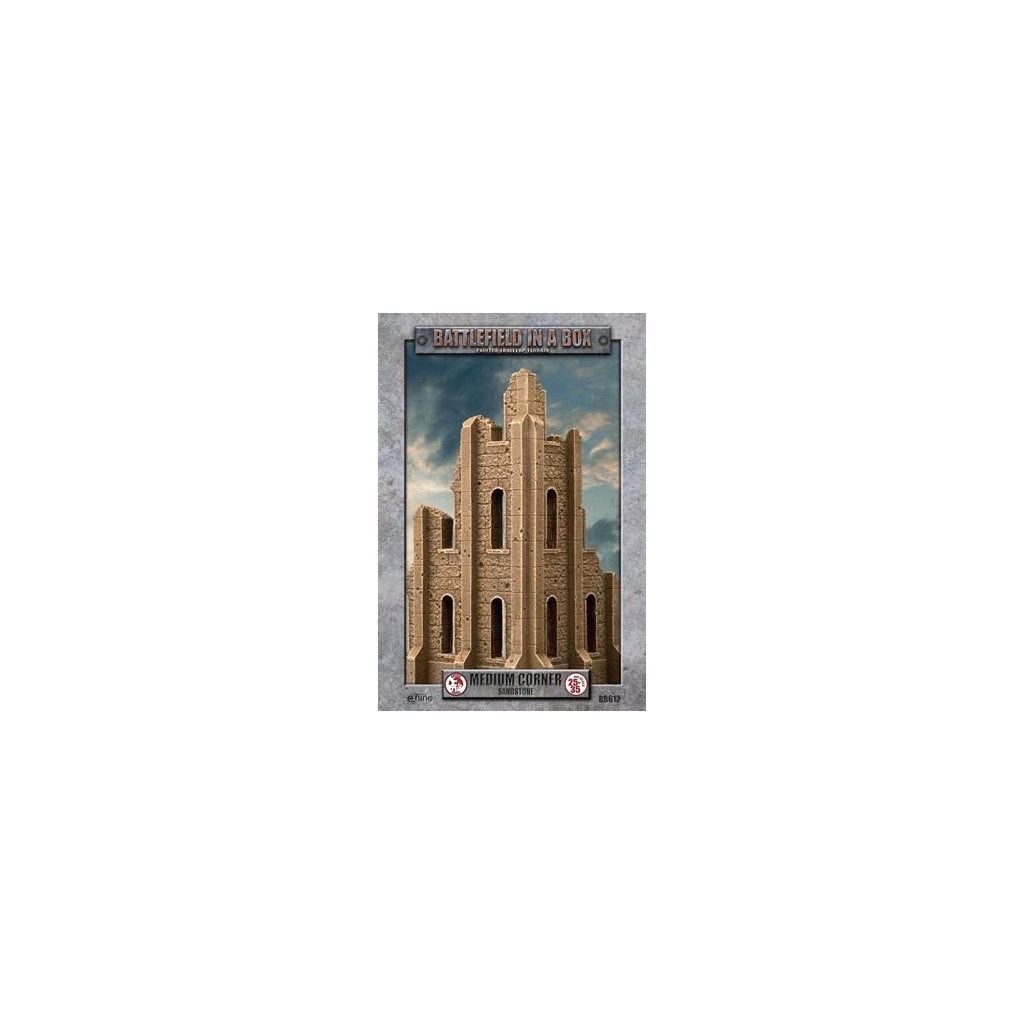 Battlefield in a Box: Sandstone - Medium Corner