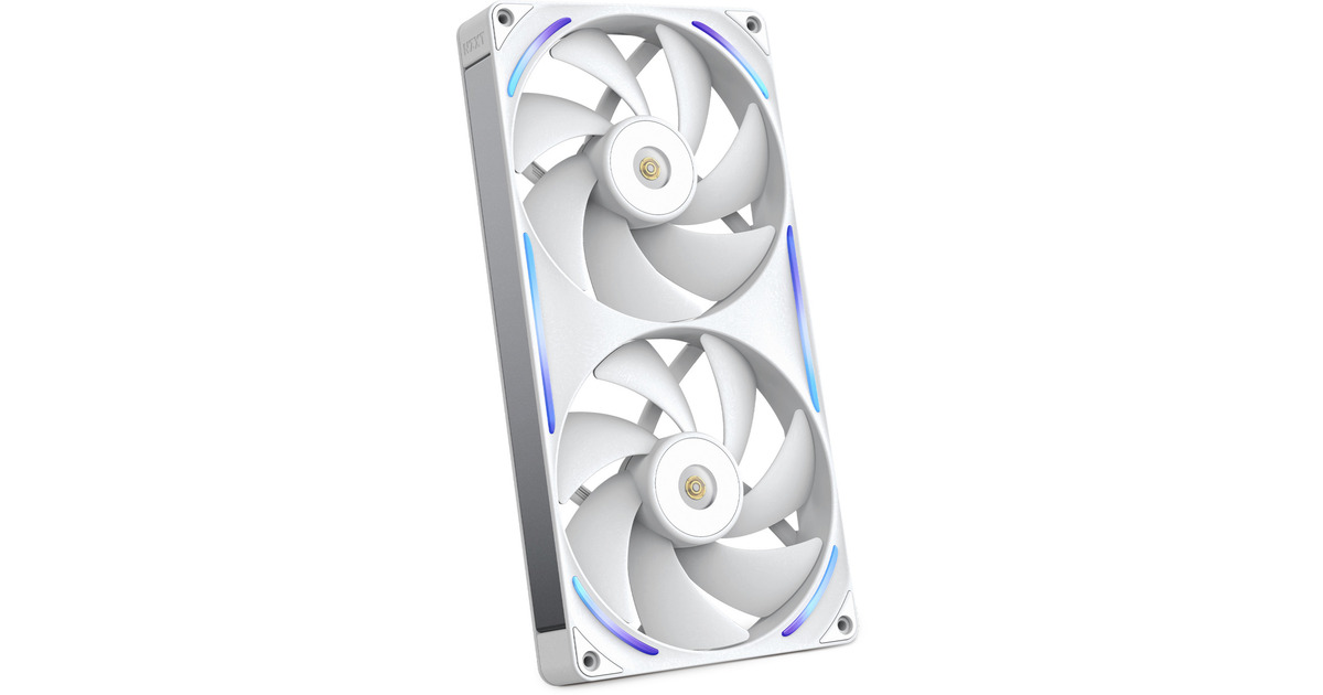 NZXTPerformance Fan F280X RGB case fans  (Wit, 2 stuks, 280 x 140 x 30 mm, PWM)