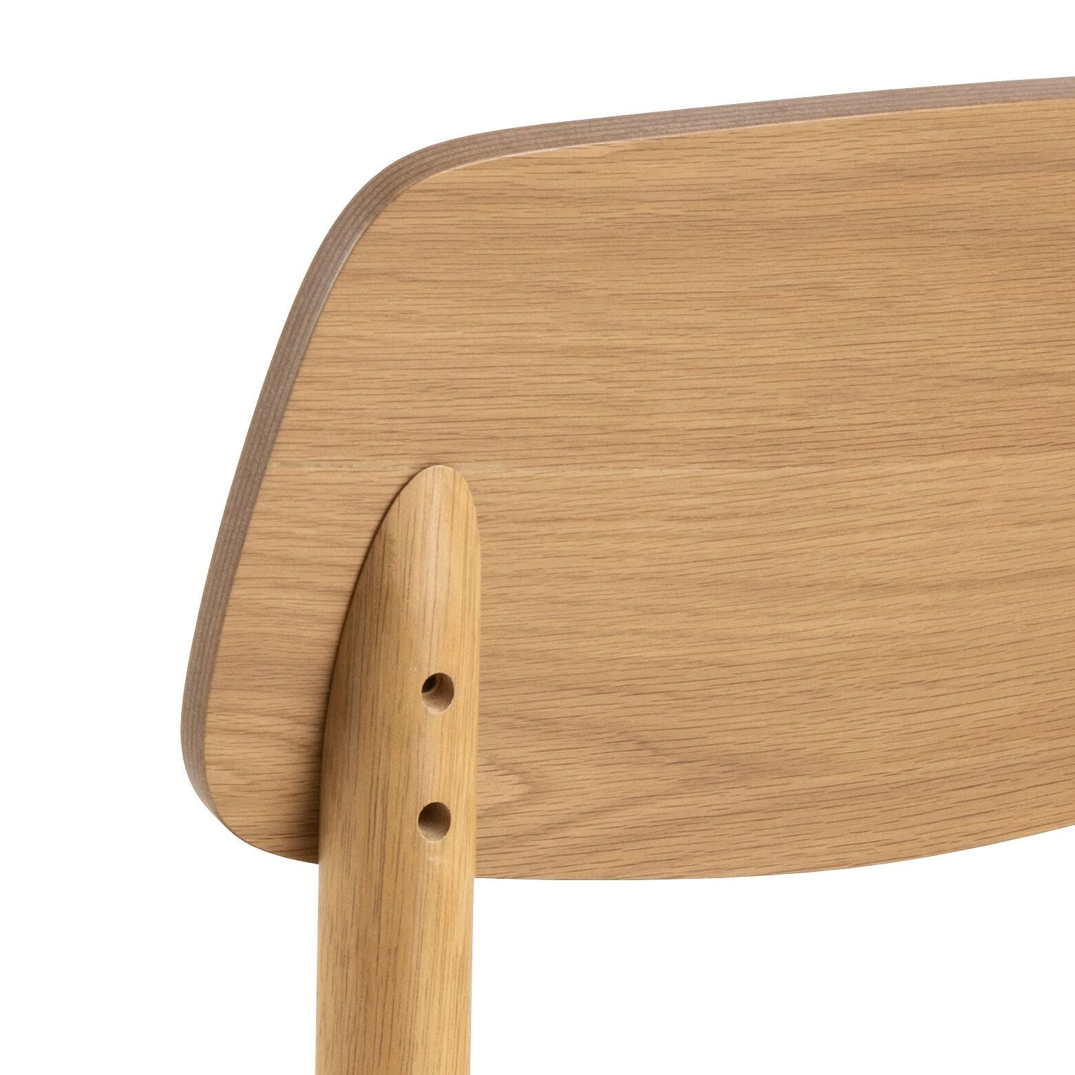 MARA Stuhl - Eiche furniert / B: 44.0 cm x T: 47.5 cm x H: 80.0 cm