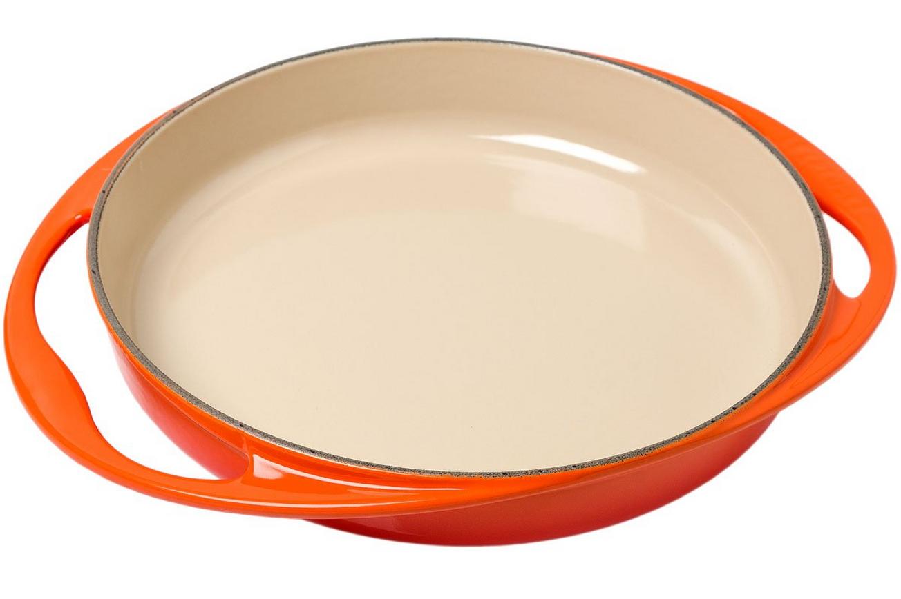 Le Creuset taartvorm/ tarte tatin, 28cm, oranje-rood