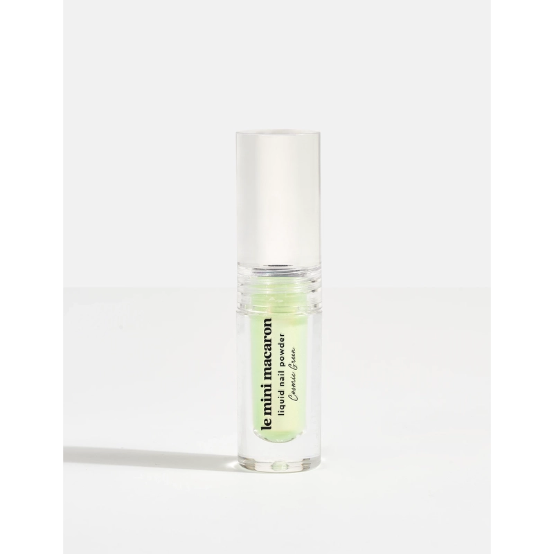 Le Mini Macaron Stardust Collection Liquid Nail Powder 2 ml - Cosmic Green