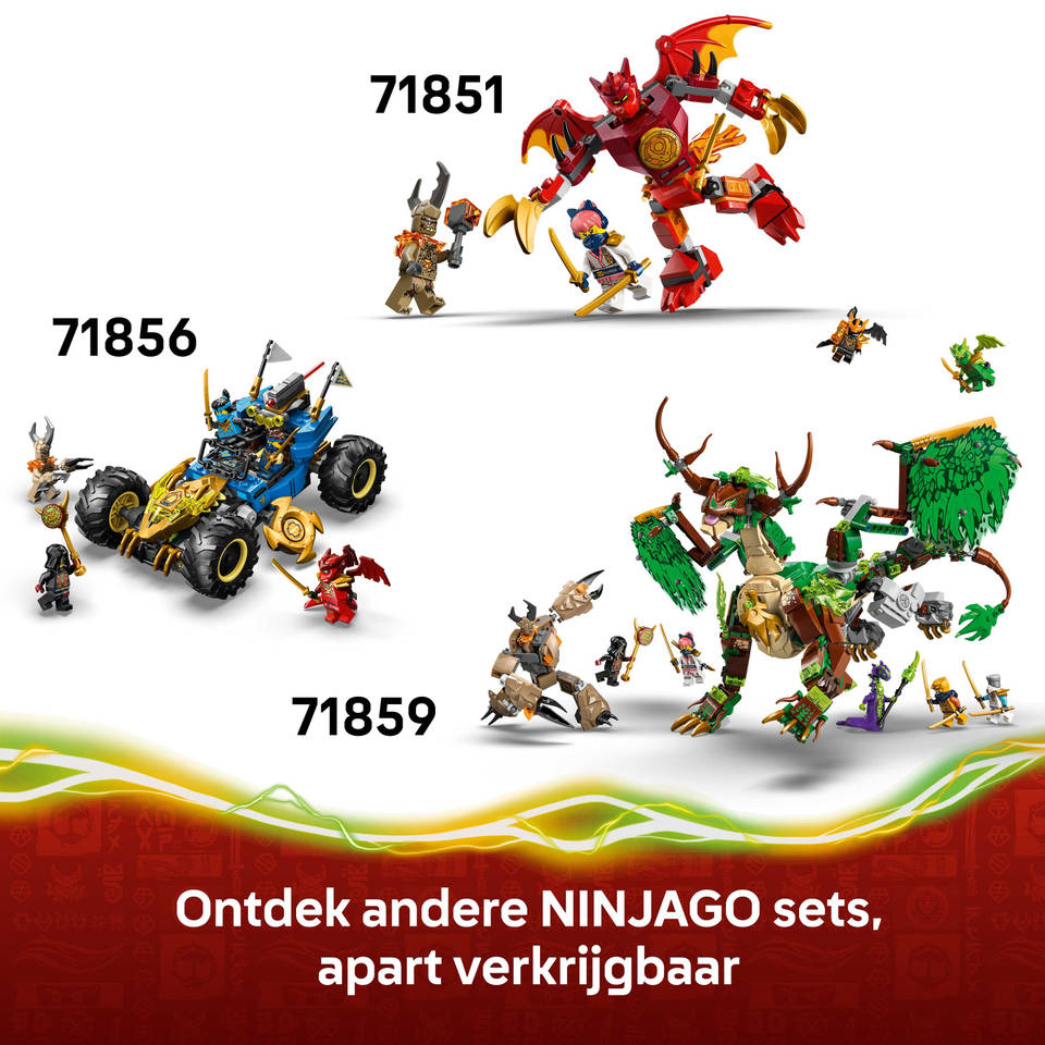 LEGO NINJAGO ninjavoertuigen bij de boomhut 71857