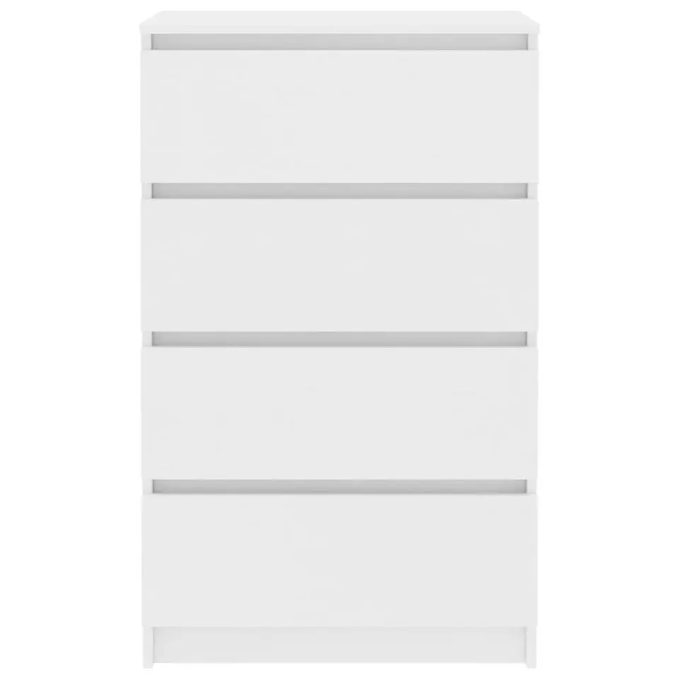 vidaXL - Dressoir - Wit - Bewerkt hout