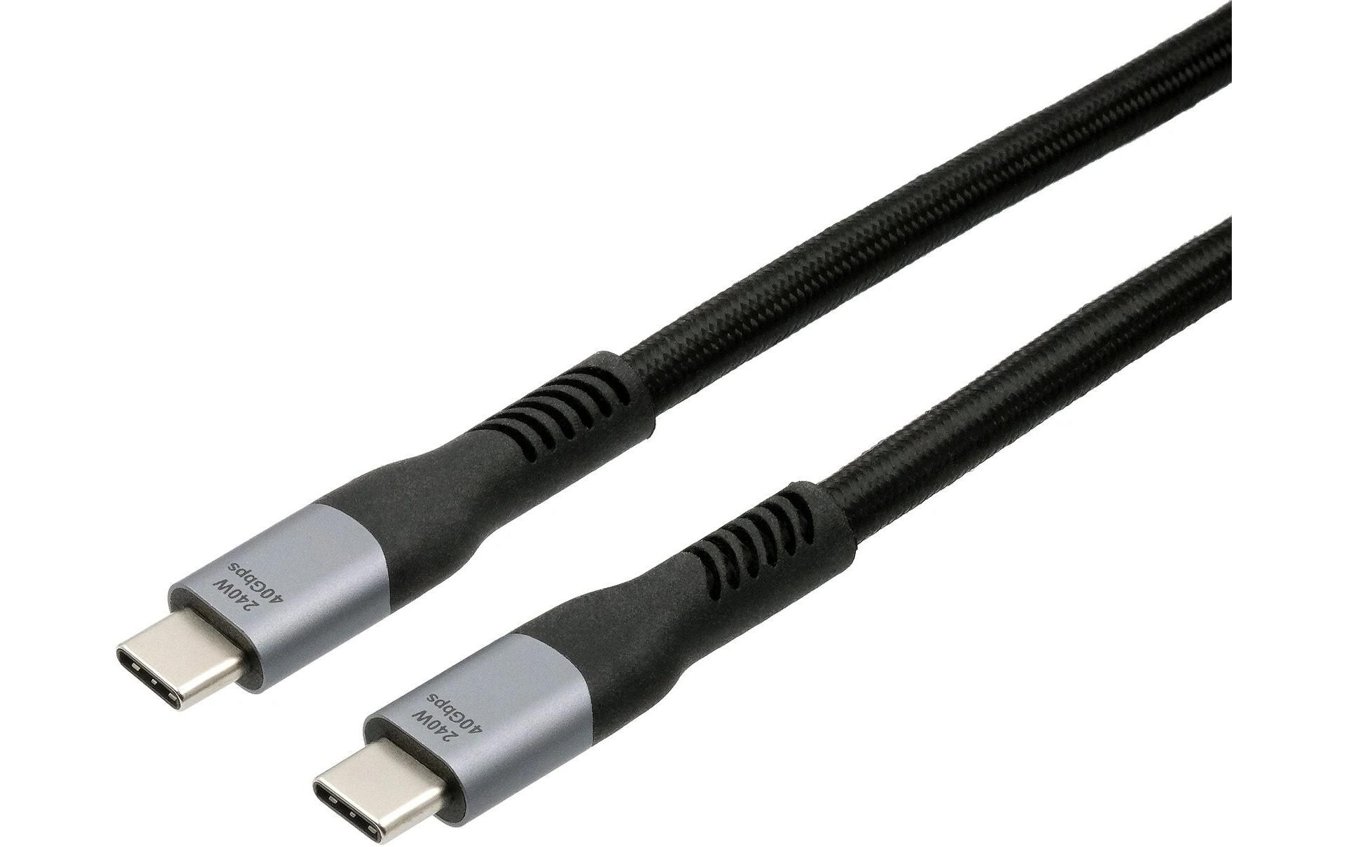 USB-Ladekabel EX-K1598 USB4 USB C - USB C 1 mDaten- und Ladekabel