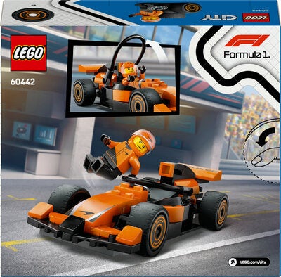 LEGO City 60442 F1-fører med McLaren-racerbil