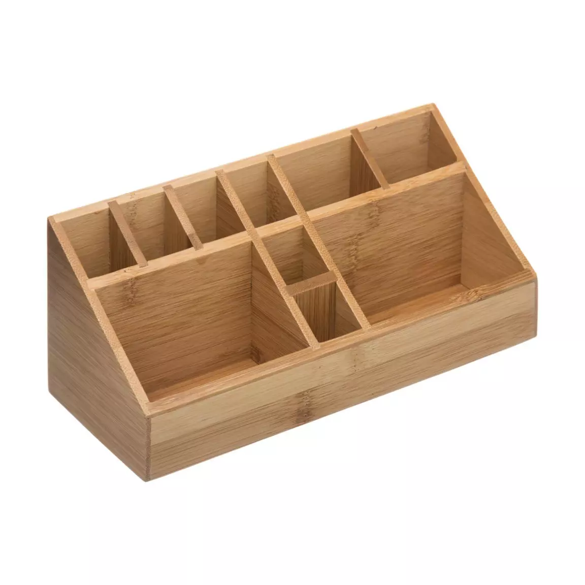 Organisateur de maquillage Compartiment Bambou