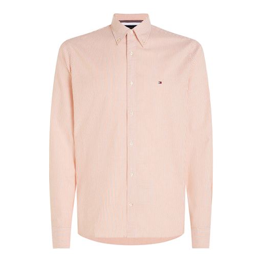 Tommy Hilfiger 1985 Oxford Stripe Skjorte, Rich Ochre/Optic White, L
