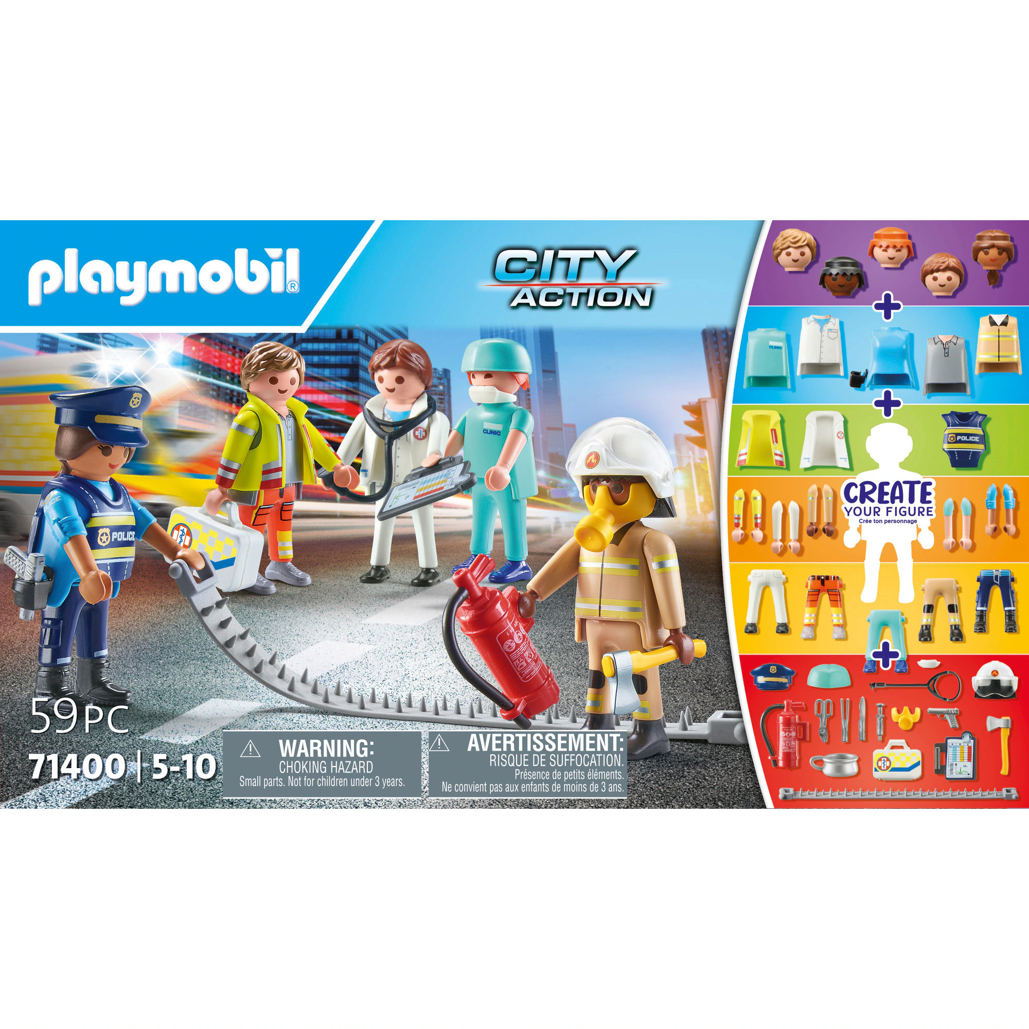 PLAYMOBIL Konstruktionsspielzeug My Figures: Rescue