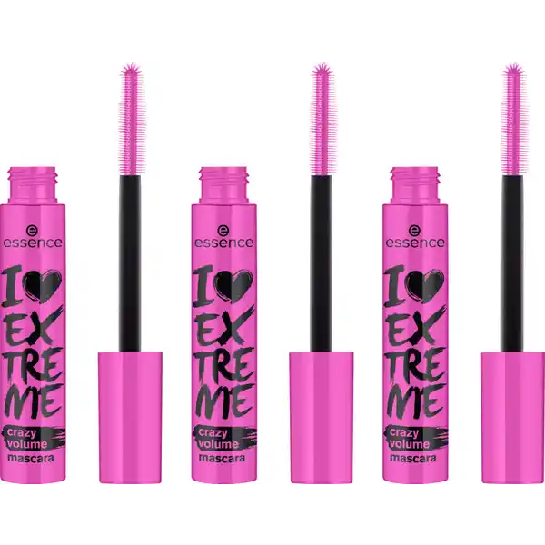 I LOVE EXTREME crazy volume mascara, 3er Set