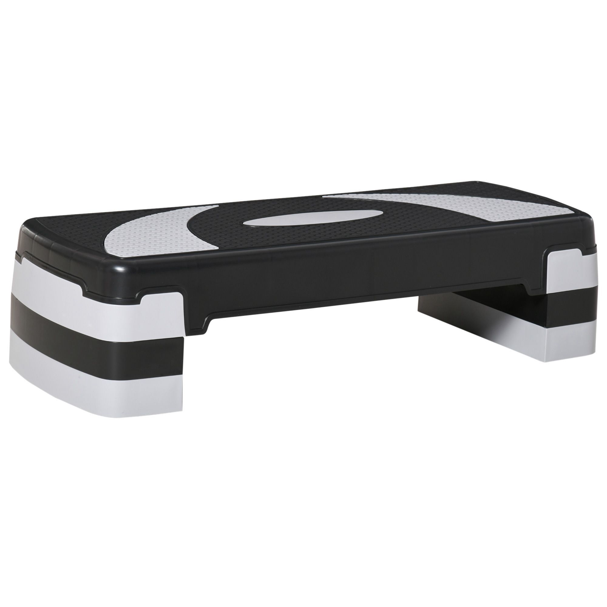 HOMCOM Steppbrett mit 3 Stufen 80L x 31B x 20H cm