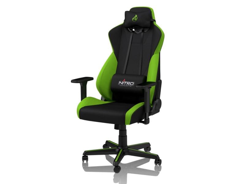 Nitro Concepts Gaming-Stuhl S300 Grün Besonders bequemer Computersessel
