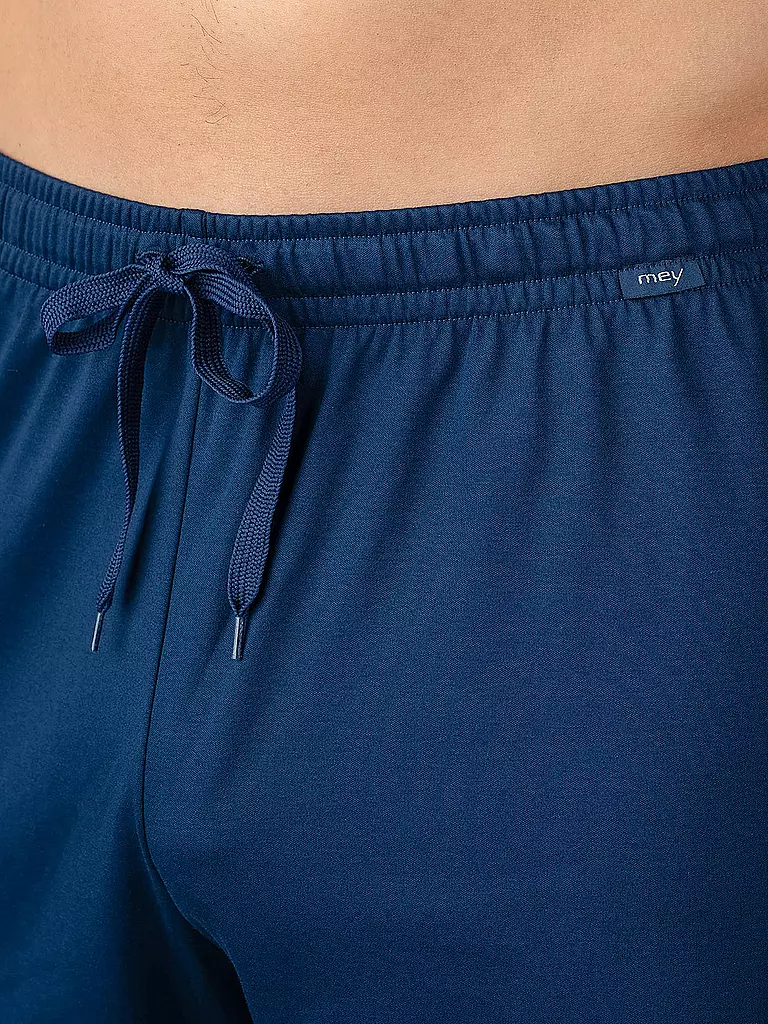 MEY Pyjamahose - Shorts Neptune blau