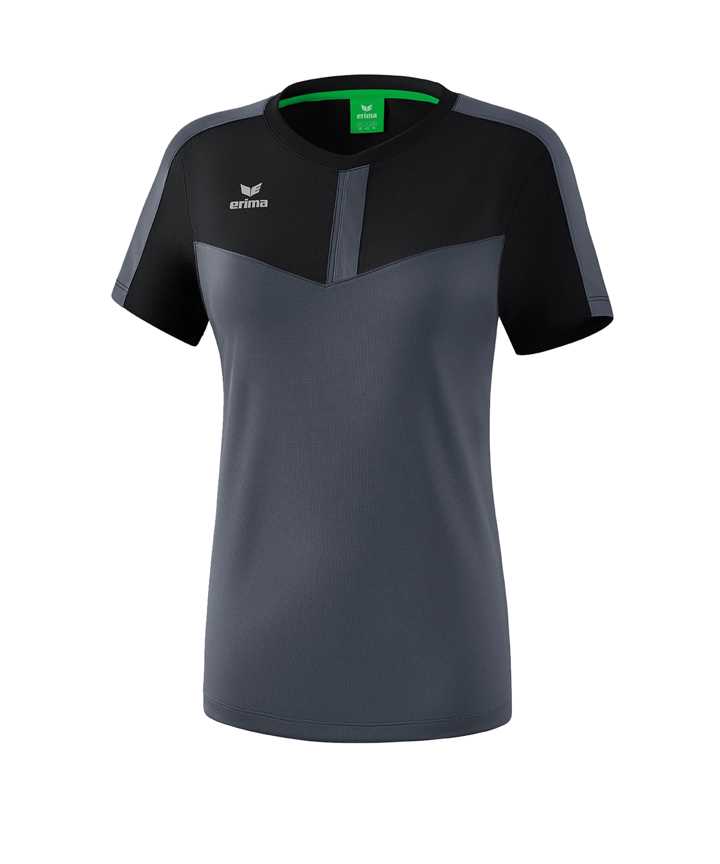 Erima Squad T-Shirt Damen Schwarz Grau