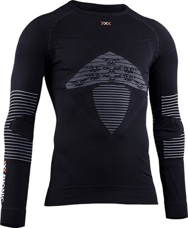 ENERGIZER 4.0 Herren-Langarmshirt  schwarzweiss  S