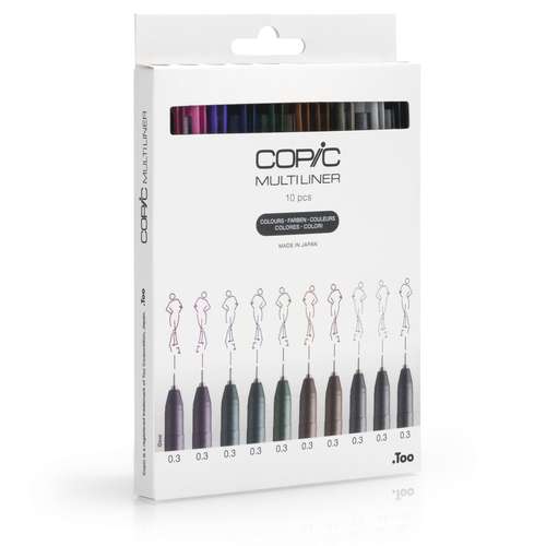 COPIC® Multiliner 10er-Set, farbig