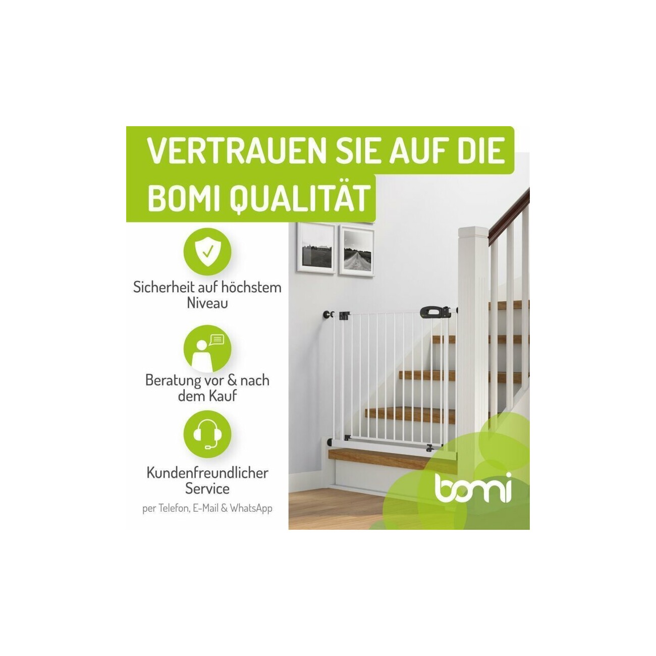 bomi Zubehör Schutzgitter 2er Y-Adapter Metall Schwarz