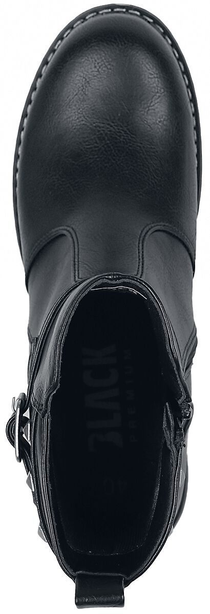 Bottines avec clous & boucles | Black Premium by EMP Bottes de motard